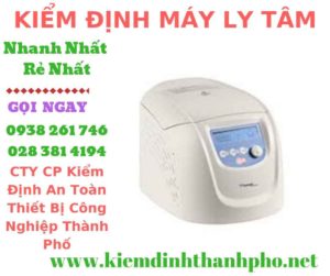 Hình ảnh kiểm định máy ly tâm