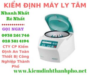 Hình ảnh kiểm định máy ly tâm