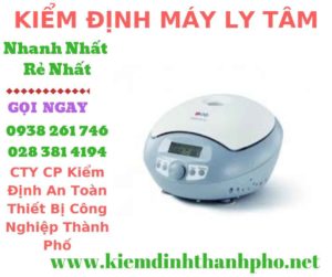 Hình ảnh kiểm định máy ly tâm