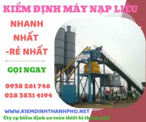 Hình ảnh kiểm định máy nạp liệu