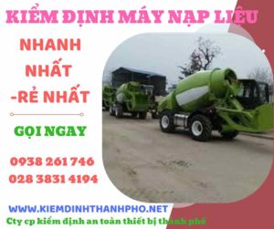 Hình ảnh kiểm định máy nạp liệu