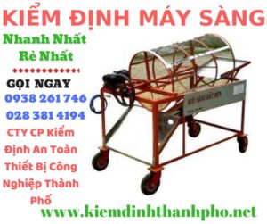 Hình ảnh kiểm định máy sàng