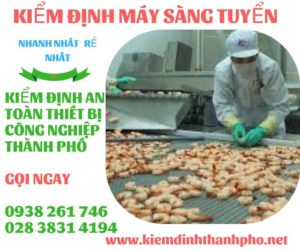 hình ảnh kiểm định máy sàng tuyển