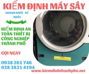 Hình ảnh kiểm định máy sấy