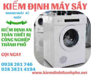 Hình ảnh kiểm định máy sấy