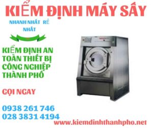 Hình ảnh kiểm định máy sấy