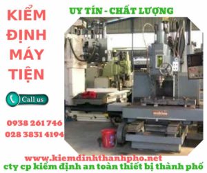 Hình ảnh kiểm định máy tiện