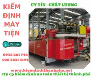 Hình ảnh kiểm định máy tiện