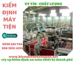 Hình ảnh kiểm định máy tiện