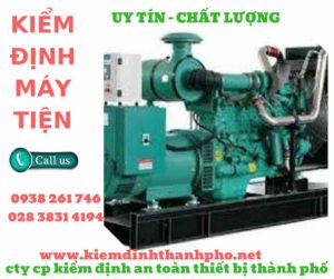 Hình ảnh kiểm định máy tiệnHình ảnh kiểm định máy tiện