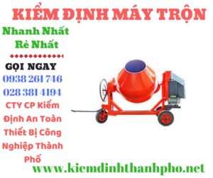 hình ảnh kiểm định máy trộn