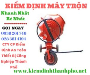 hình ảnh kiểm định máy trộn