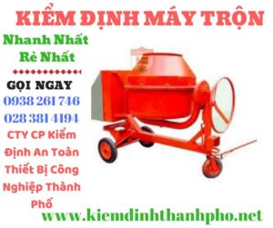 hình ảnh kiểm định máy trộn