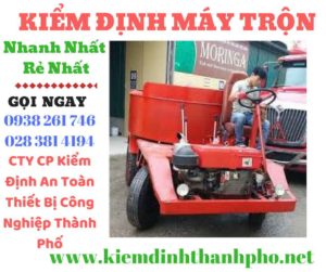 hình ảnh kiểm định máy trộn