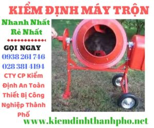 hình ảnh kiểm định máy trộn