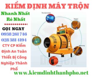 hình ảnh kiểm định máy trộn