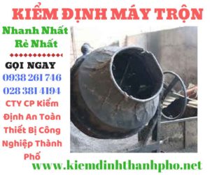 hình ảnh kiểm định máy trộn