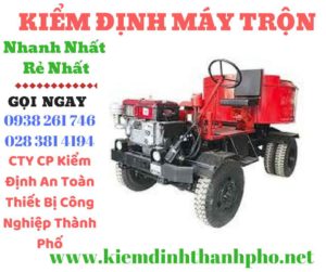 hình ảnh kiểm định máy trộn