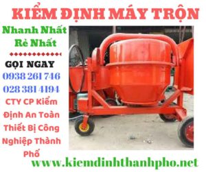 hình ảnh kiểm định máy trộn