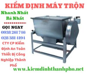 hình ảnh kiểm định máy trộn