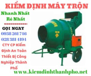 hình ảnh kiểm định máy trộn