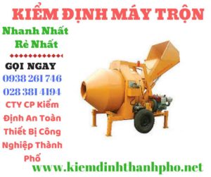 hình ảnh kiểm định máy trộn