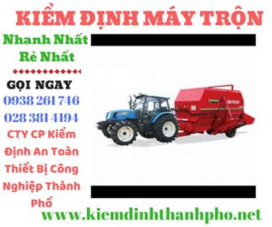 hình ảnh kiểm định máy trộn