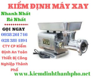 Hình ảnh kiểm đinh máy xay