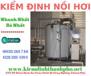 Hình ảnh kiểm định nồi hơi