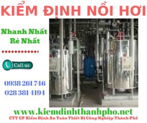 Hình ảnh kiểm định nồi hơi