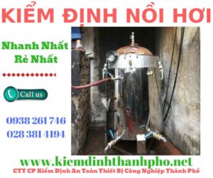 Hình ảnh kiểm định nồi hơi