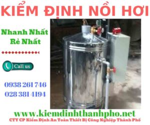 Hình ảnh kiểm định nồi hơi