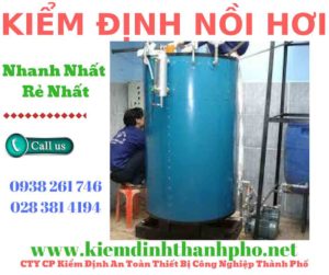 Hình ảnh kiểm định nồi hơi