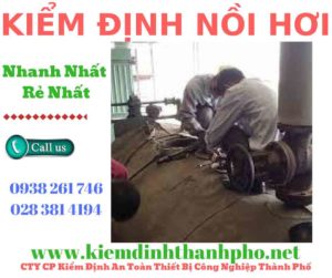 Hình ảnh kiểm định nồi hơi