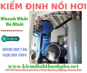 Hình ảnh kiểm định nồi hơi