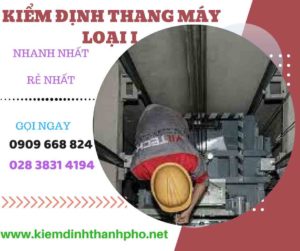 Hình ảnh kiểm định thang máy loại 1