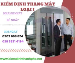 Hình ảnh kiểm định thang máy loại 1