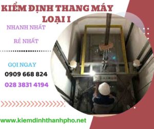 Hình ảnh kiểm định thang máy loại 1