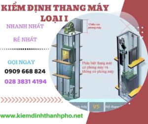 Hình ảnh kiểm định thang máy loại 1