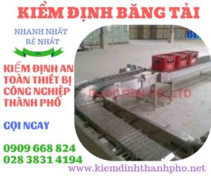 Hình ảnh kiểm định băng tải