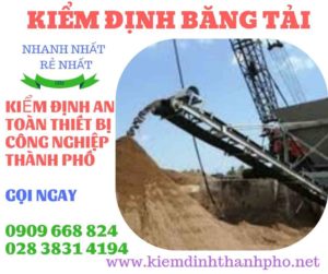 Hình ảnh kiểm định băng tải