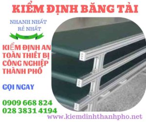 Hình ảnh kiểm định băng tải