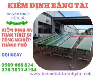 Hình ảnh kiểm định băng tải