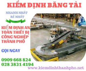 Hình ảnh kiểm định băng tải