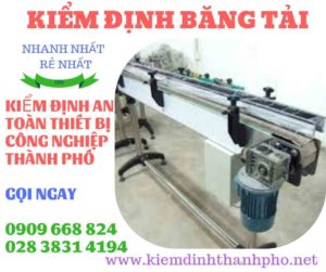 Hình ảnh kiểm định băng tải