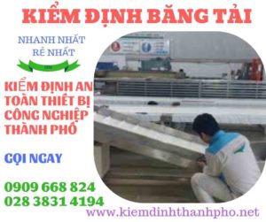 Hình ảnh kiểm định băng tải