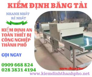 Hình ảnh kiểm định băng tải