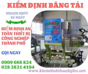 Hình ảnh kiểm định băng tải