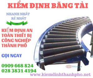 Hình ảnh kiểm định băng tải