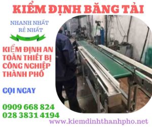 Hình ảnh kiểm định băng tải